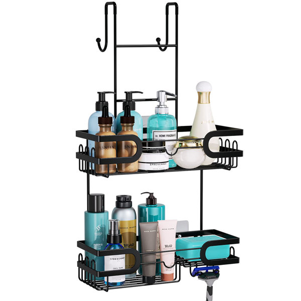 Shower caddy that hangs on towel bar online